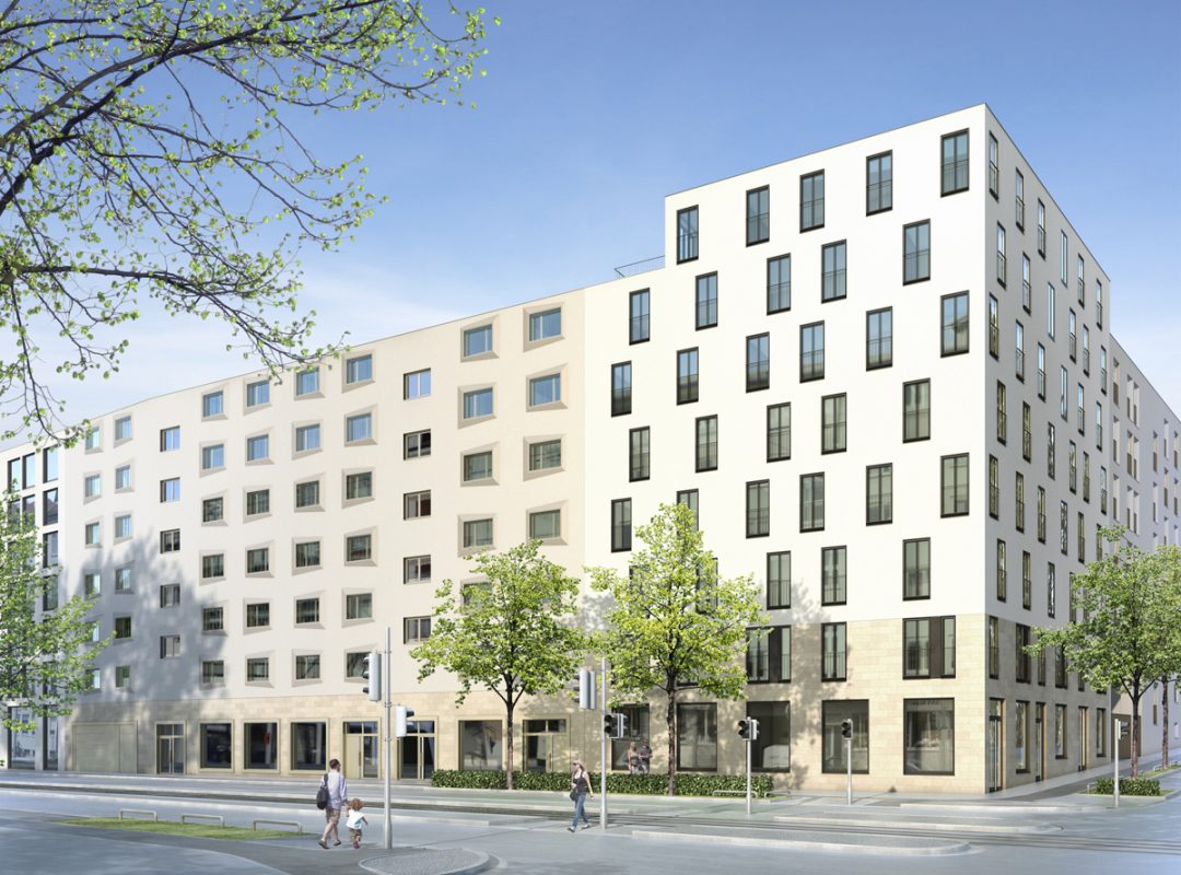 Maier Neuberger Architekten 1005 Wohnungsbau.München.Nymphenburger Höfe